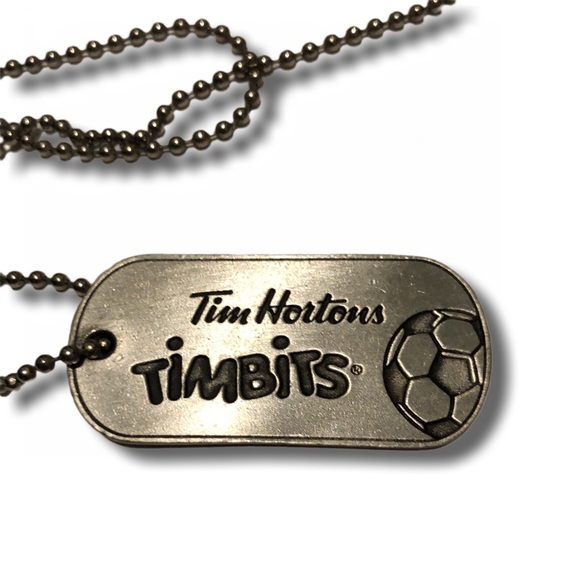 Super rare Tim Hortons Timbits dog tag necklace - Picture 2 of 3
